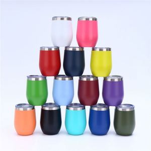Vaso para Vino con Tapa y Superficie con Recubrimiento en Polvo Antideslizante, 350 ml, Apto para Lavavajillas, Fácil de Limpiar, Regalo para el Día de la Madre, ASM09 - Product Image 3