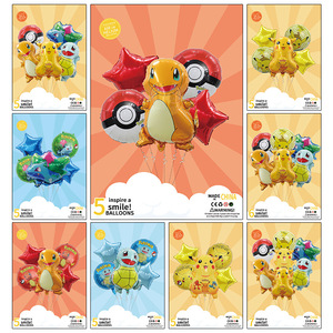 Nouveau ballon en aluminium Poké<span class=keywords><strong>mon</strong></span>, ballon de fête d'anniversaire pour enfants, ballon décoratif de dessin animé - Product Image 2