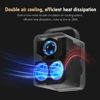 Projecteur de cinéma maison portable mini LED LCD CRE CR35 1080p avec batterie intégrée, stéréo HIFI, Android 9, projection mobile 3m 300