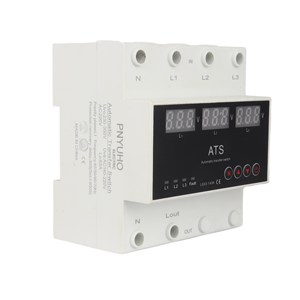 Interruptor de Transferencia Automática, Fuente de Alimentación de Conversión de Tres Vías, Protector de Sobretensión, Subtensión y Sobrecorriente ATS con 3 Pantallas - Product Image 2