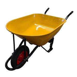 Carretilla de Jardín Reforzada WB6214R 180kg 6CBF con Bandeja de Acero de 0.9mm y Rueda Neumática 3.50-8 - Product Image 1