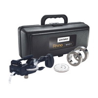 Imprimante d'étiquettes DYMO Rhino 1011, système d'embossage de ruban métallique en acier inoxydable, machine d'embossage M1011, étiqueteuse avec kit de transport