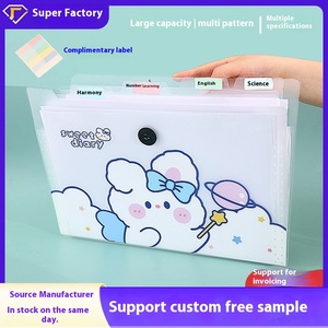 קיבולת גדולה a4 pp קובץ תיקיית אבזם חמוד תיק לעוגב חמוד עבור בדיקת סטודנט בדיקת היריון בדיקת היריון - Product Image 2