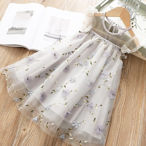 Robe tutu pour bébé fille avec fleurs, robe de princesse d'été pour fête, vêtements pour nourrissons et tout-petits, robe pour nouveau-né, vêtements pour enfants - Product Image 2