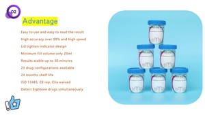 Clia miễn 510K được phê duyệt amp bzo coc thc gặp MTD <span class=keywords><strong>MDMA</strong></span> OPI tra ket nước tiểu đa Thuốc thử nghiệm ly - Product Image 3