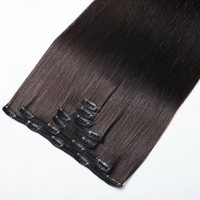 Extensions de cheveux à clipser en gros, 100 % cheveux humains Remy, double épaisseur, cheveux européens pour une qualité professionnelle en salon