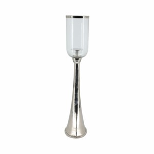 Glass <b>Hurricane</b> <b>Candle</b> Holder Tall Pillar Taper Candlestick For Home Decor Table - Product Image 1