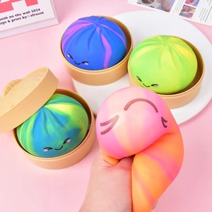 Jouet Squishy en forme de boulette, boîte mystère, jouet de décompression Kawaii en TPR, 8,5 cm, anti-stress pour les 14 ans et plus - Product Image 4
