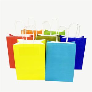 Bolsas de Papel Kraft Marrón Ecológicas Clásicas de Alta Gama KM, Impresión de Logotipo Colorido Hecho a Mano para Envasado de Alimentos, Compras y Regalos - Product Image 2