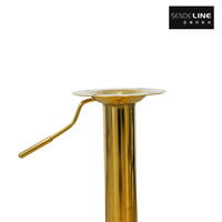 Base de chaise pivotante en métal moderne réglable pour tabourets de bar, accessoires de chaise de bar, certifiée SGS pour usage commercial, vente en gros