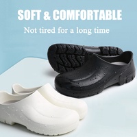 Chaussures de travail EVA basses, antidérapantes, imperméables, pour hôpital, restaurant, cuisine, légères et confortables, avec logo personnalisé
