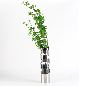 Vases décoratifs de luxe en métal et en verre pour la maison grands et petits objets de chambre à fleurs décorations de vase de table élégantes - Product Image 6