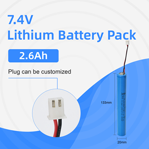 2s1p 18650 lityum pil paketi Bms <span class=keywords><strong>i</strong></span>çin 7.4V 2.6Ah lityum iyon batarya paketleri özel pil paketi - Product Image 3