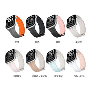 Correa de cadena Nuevo cinturón magnético 46 Correa de reloj magnética para Apple Series 10 Samsung 8 Xiaomi debajo de la ropa - Product Image 1