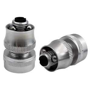 Boquilla ajustable de aluminio para manguera de jardín, cabezal de pulverización de agua de 1.2 pulgadas para riego exterior y regar plantas - Product Image 5