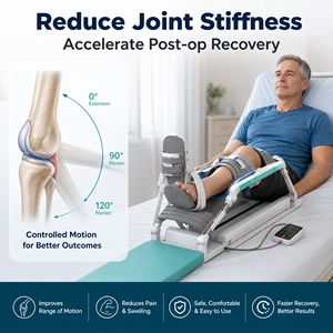 Máquina Eléctrica CPM para Rehabilitación de <span class=keywords><strong>Rodilla</strong></span>, Dispositivo Ajustable de Flexión y Extensión <span class=keywords><strong>Articular</strong></span> para Recuperación Postoperatoria de Fracturas - Product Image 1