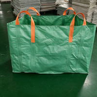 YOUGUAN Sac tubulaire géant en PP personnalisé de 2,0 tonnes pour la collecte des déchets, l'aménagement paysager et les jardins, fond plat 5:1