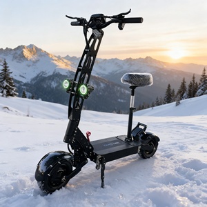 Trottinette électrique urbaine 6000W avec moteur sans balais, batterie lithium 60V, autonomie 60-120km, contrôle par application, étanche, en alliage d'aluminium - Product Image 6