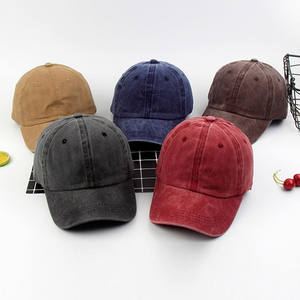 หมวกเบสบอลยีนส์แบบเรียบง่าย สไตล์วินเทจ ผ้าฝ้ายฟอกสี  สำหรับผู้ใหญ่ทุกเพศ ขายส่ง - Product Image 3