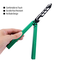 Couteau d'entraînement en aluminium CNC TGZUO, couteau de poche multi-usages en acier inoxydable