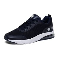 Chaussures de course respirantes et légères pour hommes, baskets de sport à coussin d'air, Style Fitness, livraison directe d'usine, 2021