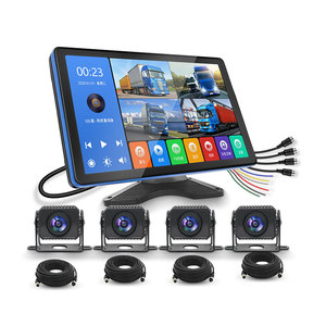 Màn Hình Cảm Ứng Chia 4CH 9Inch Sản Phẩm An Ninh Giám Sát Thời Gian Thực Trực Tuyến Mdvr Wifi Gps Giám Sát <span class=keywords><strong>Video</strong></span> Dvr Giám Sát - Product Image 1