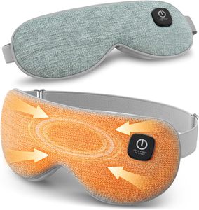 Máscara de Ojos Eléctrica Inalámbrica Recargable por USB con Logotipo Personalizado al por Mayor, Máscara de Compresión Caliente con 4 Temperaturas para Dormir - Product Image 1