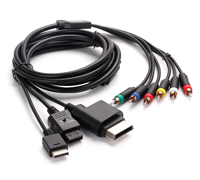 Cable para XBox 360/360/PS2/PS3/WII componente Universal Cable para HDTV HD AV Cable