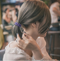 RUICHEN Vente en Gros Attaches Cheveux Spirales Mates Haute Élasticté, Chouchous Doux en Caoutchouc pour Femmes, Bandeaux à Cheveux pour Queue de Cheval