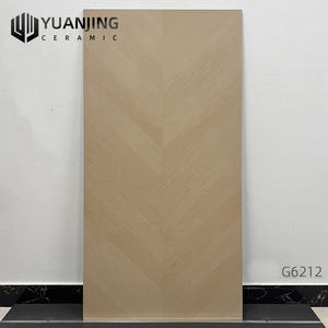 Carreaux d'intérieur Carreaux de sol en bois de haute qualité glaçure finement sculptée Salon Salle à manger Cuisine Carreaux de sol en céramique - Product Image 4