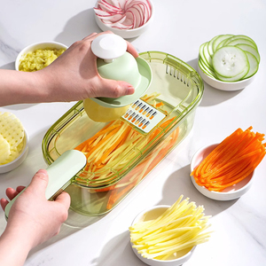 Affettatrice per Frutta e Verdura con Cestello di Scolo, Tritatutto da Cucina in Offerta - Product Image 6