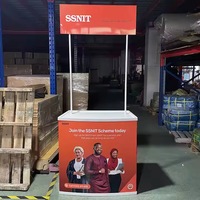 Table d'affichage publicitaire pliable promotionnelle personnalisée pour supermarché vente en gros