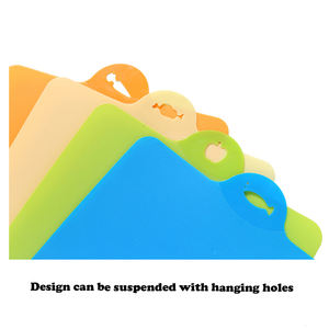 Papan potong dapur, papan potong kualitas tinggi anti selip, plastik PE disesuaikan Logo Opp tas dapur rumah persegi panjang 100 buah - Product Image 3