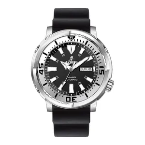 Akires 20 ATM Tuna Watch Automatic Men Mechanical Watch 316L Stainless Steel Bezel Band Luxury Diving Watch 200M