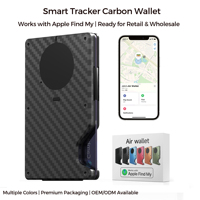 Tarjetero Metálico Antirrobo RFID Directo de Fábrica, Minimalista, para Bolsillo Frontal, Billetera Inteligente con Logotipo Personalizado