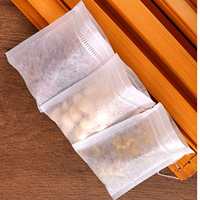 Sachets de thé vides biodégradables en fibre de maïs PLA à vendre, sachets de thé jetables personnalisés en gros pour thé vert et sachets de thé pour bain