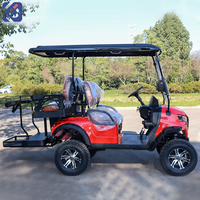 Voiture de golf électrique tout-terrain 4 places, nouvelle génération, 5 kW, batterie lithium, pour adultes, voiture de club