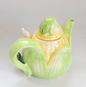 Originale Mini Teiera a Forma di Pannocchia, Teiera in Porcellana per Souvenir, Ottimo Aggiunta alla Tua <span class=keywords><strong>Collezione</strong></span> di <span class=keywords><strong>Teiere</strong></span> Originali - Product Image 5
