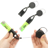 Porte-briquet rétractable portable en ABS personnalisé avec logo, accessoires de fumeur de qualité supérieure, vente en gros