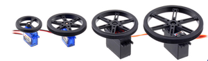 Pololu 60*8mm rueda de plástico de juguete para <span class=keywords><strong>Feetech</strong></span> <span class=keywords><strong>FS90R</strong></span> Micro Servo para aviones RC - Product Image 2