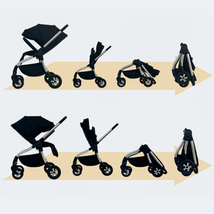Супер популярная Складная портативная коляска/детская коляска/багги, Новое поступление, удобная детская коляска, сделано в Китае, EN1888-2 стандарт - Product Image 5