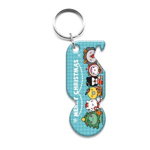 Llavero de metal de diseño personalizado con ficha para quitar carritos de supermercado - Product Image 1