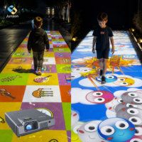 Projecteur extérieur 4K étanche populaire, machine de jeu interactive de projection holographique 3D sur sol pour parcs et centres commerciaux