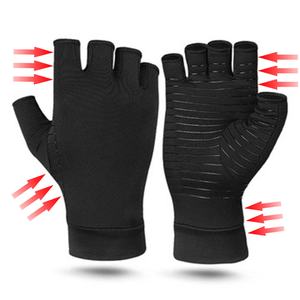 Cómodos guantes de mano de muñeca de compresión de bambú, soporte cómodo para dolores reumatoides de artritis, ayuda a aliviar el masajeador muscular - Product Image 1