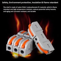 Connexion de câble de cordon rapide sans soudure bornes de câblage rapide sans soudure connecteurs de fil électrique pour bande lumineuse Led