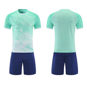 KUYI Conjunto Deportivo Personalizado para Adultos, Camiseta de Manga Corta para Escuela Primaria, Uniforme de Fútbol para Entrenamiento, Estilo Conjunto para Fútbol en Grupo - Product Image 3