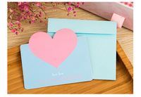 Tarjetas de Felicitación con Forma de Corazón al por Mayor, Tarjetas en Blanco para DIY, para San Valentín, Navidad, Cumpleaños, Acción de Gracias, Mini Tarjetas Creativas