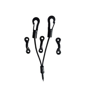 Ensemble de cordes en nylon de 3 mm avec 3 crochets pour bateau, kayak, attache extérieure, usage universel - Product Image 5