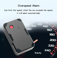 Traqueur GPS de voiture 4G en temps réel Positionnement du véhicule Dispositif d'enregistrement intelligent anti-perte Localisateur magnétique Microphone GPRS Modes GSM