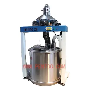 Round Centralized Powder Hopper Powder Coating Powder Sieving Equipment